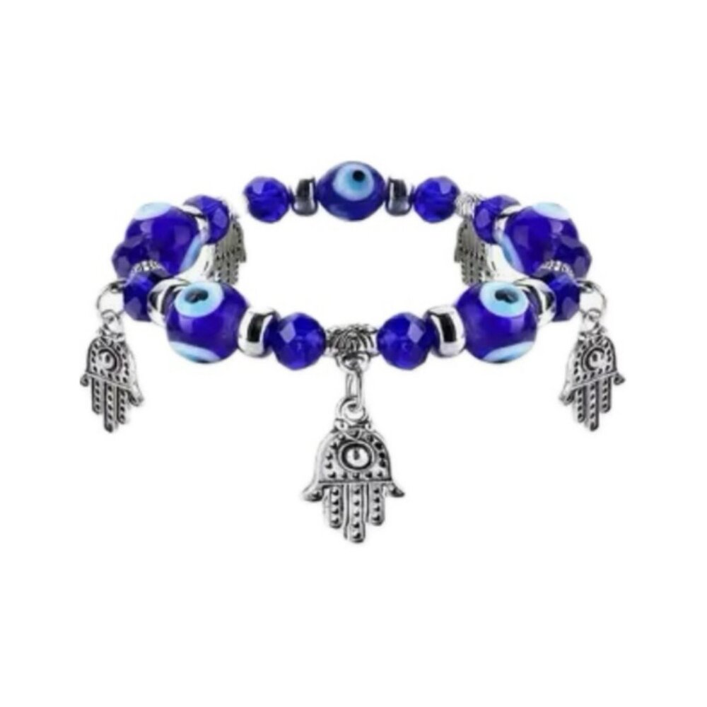 Evil Eyes and Hamsa Hands Bracelet